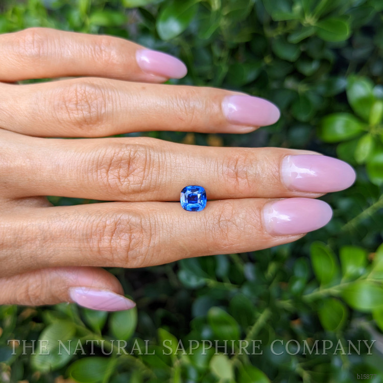 1.58 Ct. Blue Sapphire from Ceylon (Sri Lanka)