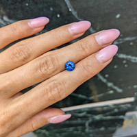 1.62 Ct. Blue Sapphire from Ceylon (Sri Lanka) Life Style
