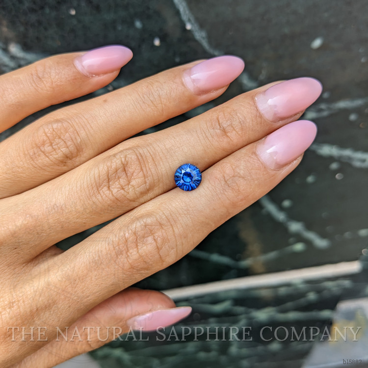 1.62 Ct. Blue Sapphire from Ceylon (Sri Lanka)