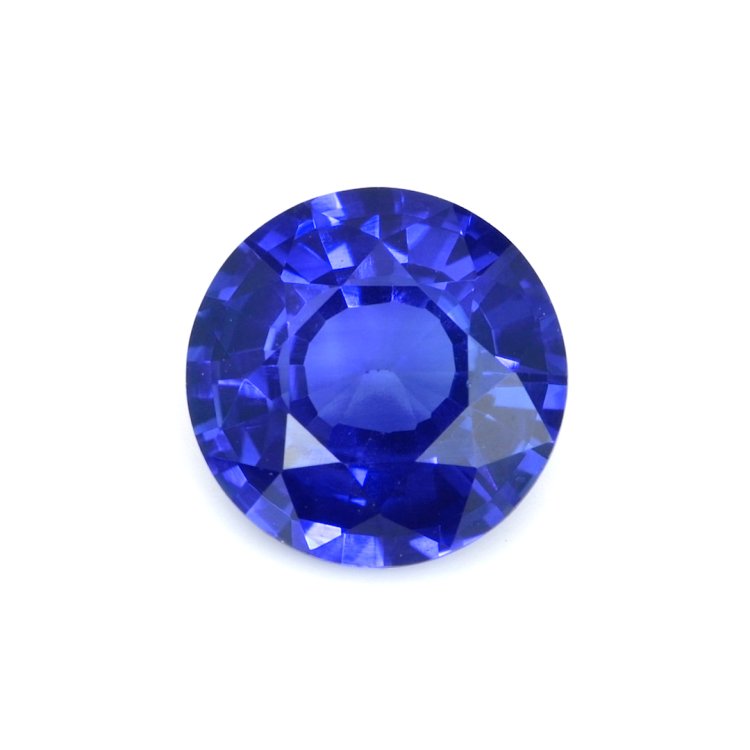 Blue Men's Sapphire Ring 2.65 Ct. 18K White Gold | The