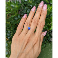 1.34 Ct. Blue Sapphire from Ceylon (Sri Lanka) Life Style