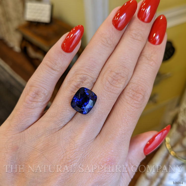 11.14 Ct. Blue Sapphire from Ceylon (Sri Lanka)