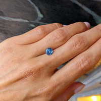 1.65 Ct. Blue Sapphire from Ceylon (Sri Lanka) Life Style
