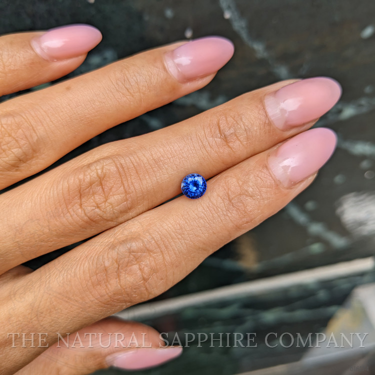 0.92 Ct. Blue Sapphire from Ceylon (Sri Lanka)