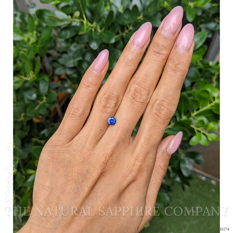 0.92 Ct. Blue Sapphire from Ceylon (Sri Lanka)