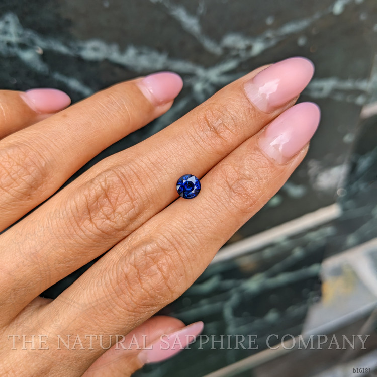 0.77 Ct. Blue Sapphire from Ceylon (Sri Lanka)