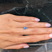 1.24 Ct. Blue Sapphire from Ceylon (Sri Lanka) Life Style