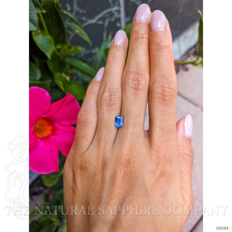 1.24 Ct. Blue Sapphire from Ceylon (Sri Lanka)