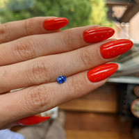 0.78 Ct. Blue Sapphire from Ceylon (Sri Lanka) Life Style