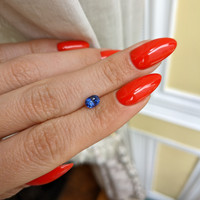 0.78 Ct. Blue Sapphire from Ceylon (Sri Lanka) Life Style