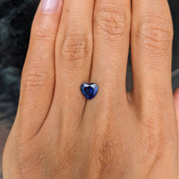 1.44 Ct. Blue Sapphire from Ceylon (Sri Lanka) Life Style