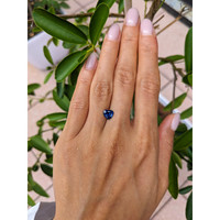 1.44 Ct. Blue Sapphire from Ceylon (Sri Lanka) Life Style