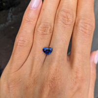 1.56 Ct. Blue Sapphire from Ceylon (Sri Lanka) Life Style
