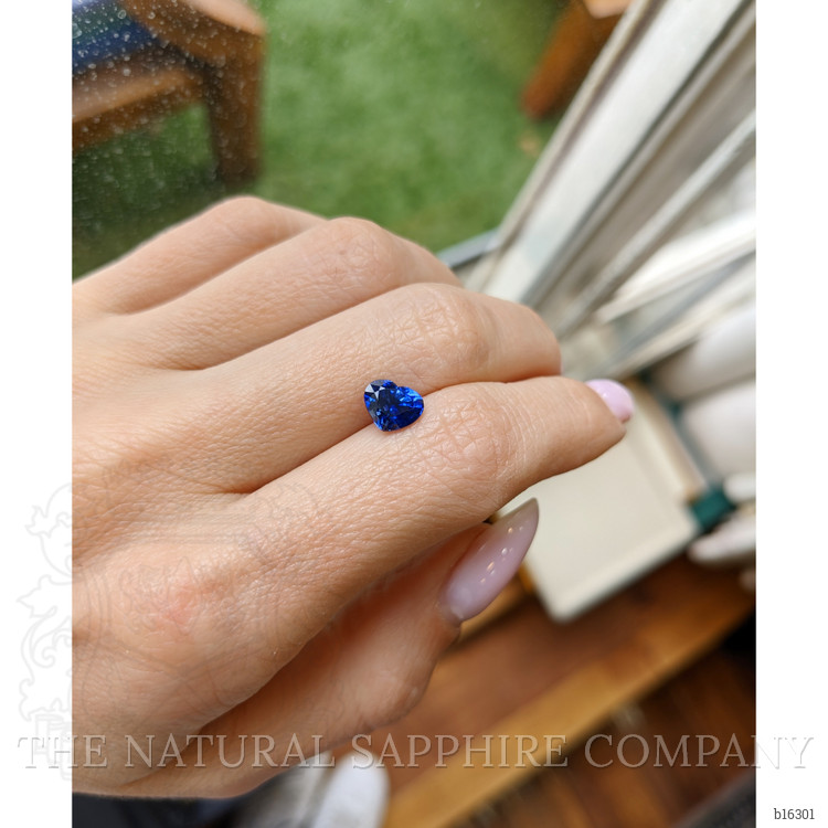 1.67 Ct. Blue Sapphire from Ceylon (Sri Lanka)