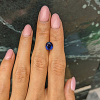 2.69 Ct. Color Change Sapphire from Ceylon (Sri Lanka) Life Style