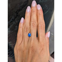 1.97 Ct. Blue Sapphire from Ceylon (Sri Lanka) Life Style