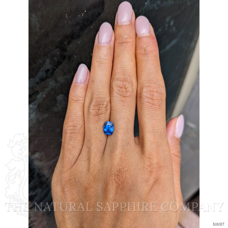 1.97 Ct. Blue Sapphire from Ceylon (Sri Lanka)