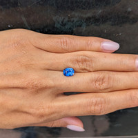 1.97 Ct. Blue Sapphire from Ceylon (Sri Lanka) Life Style