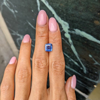 3.04 Ct. Blue Sapphire from Ceylon (Sri Lanka) Life Style