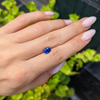 1.76 Ct. Blue Sapphire from Ceylon (Sri Lanka) Life Style