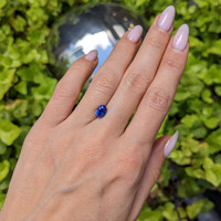 1.76 Ct. Blue Sapphire from Ceylon (Sri Lanka) Life Style