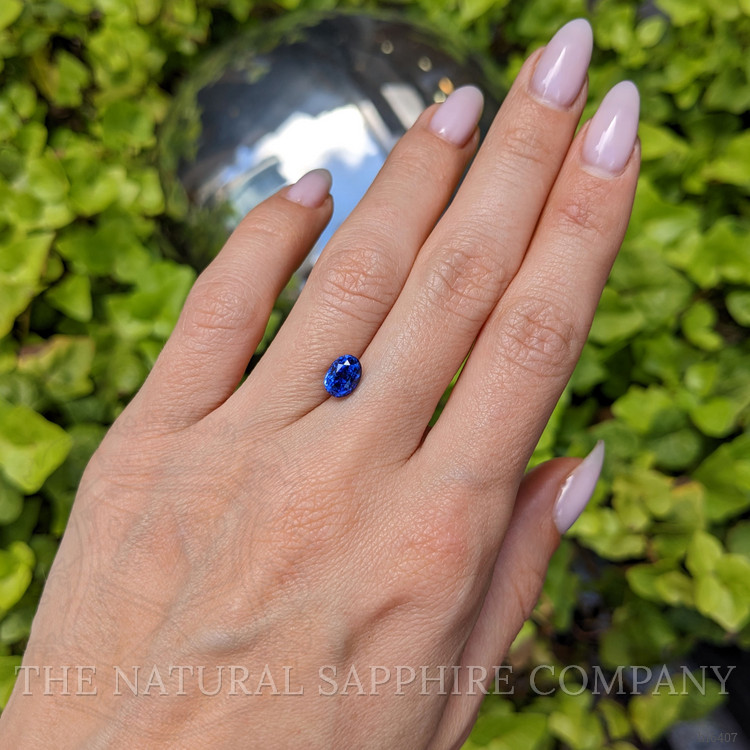 1.76 Ct. Blue Sapphire from Ceylon (Sri Lanka)
