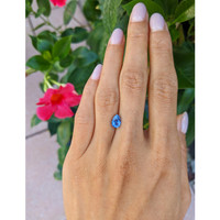 1.81 Ct. Blue Sapphire from Ceylon (Sri Lanka) Life Style