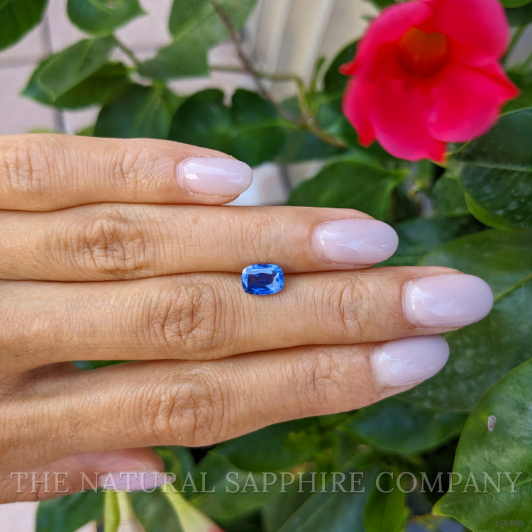 1.55 Ct. Blue Sapphire from Ceylon (Sri Lanka)