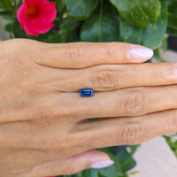 1.20 Ct. Blue Sapphire from Ceylon (Sri Lanka) Life Style