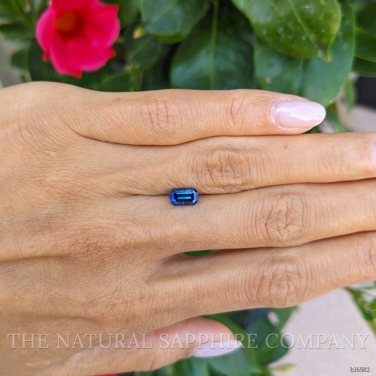 1.20 Ct. Blue Sapphire from Ceylon (Sri Lanka)