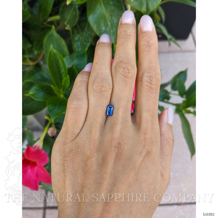 1.20 Ct. Blue Sapphire from Ceylon (Sri Lanka)