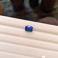 4.12 Ct. Blue Sapphire from Ceylon (Sri Lanka) Life Style