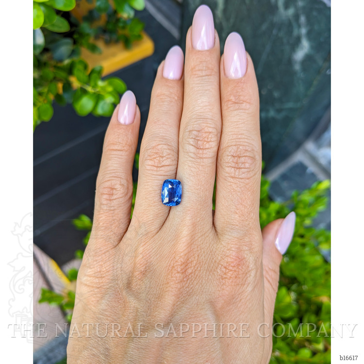 4.12 Ct. Blue Sapphire from Ceylon (Sri Lanka)