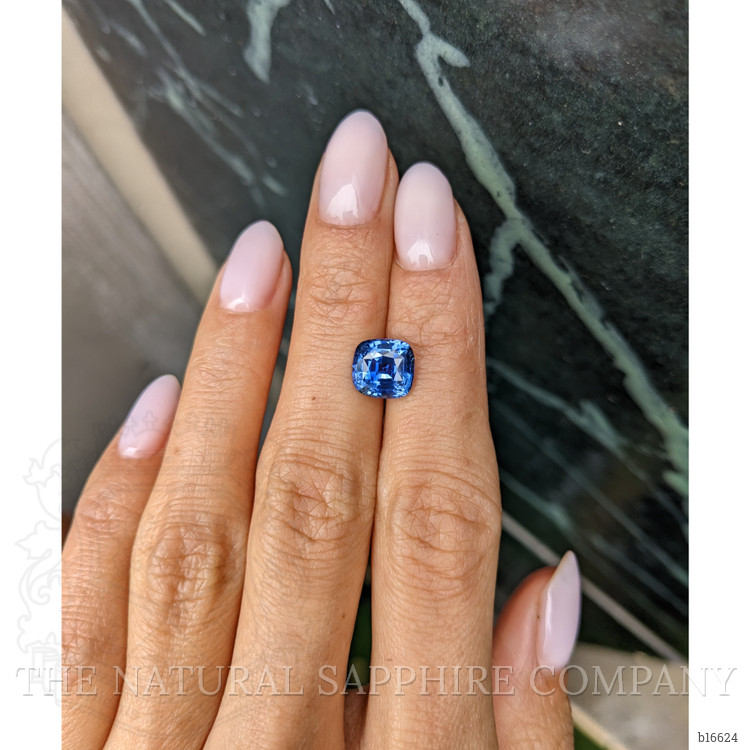 3.16 Ct. Blue Sapphire from Ceylon (Sri Lanka)