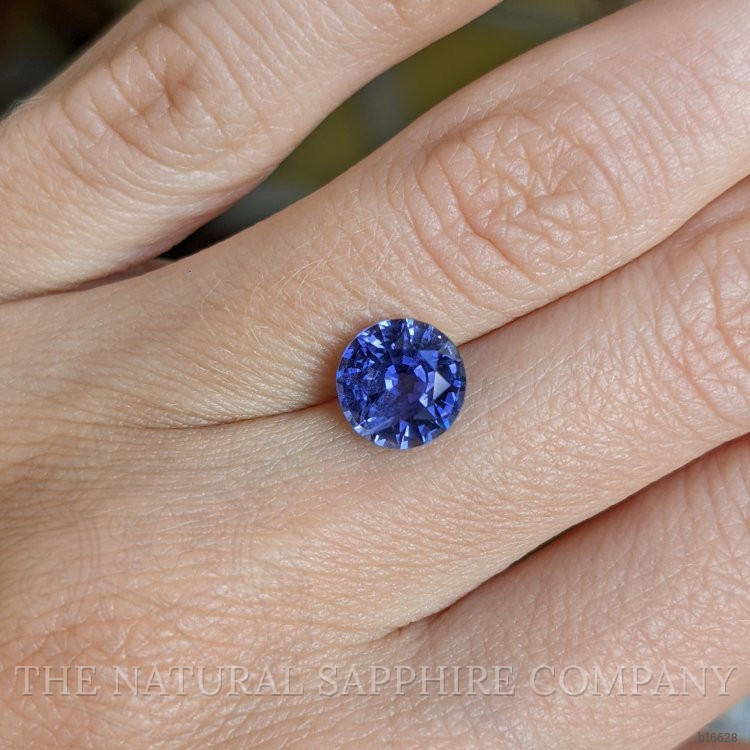 2.55 Ct. Blue Sapphire from Ceylon (Sri Lanka)