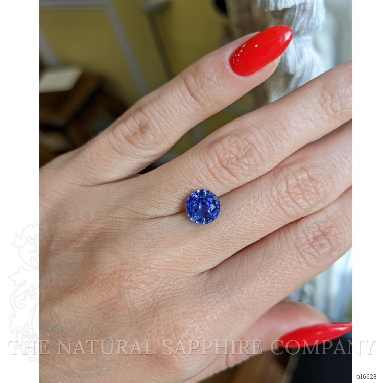 2.55 Ct. Blue Sapphire from Ceylon (Sri Lanka)
