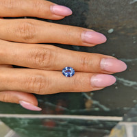 1.72 Ct. Blue Sapphire from Ceylon (Sri Lanka) Life Style