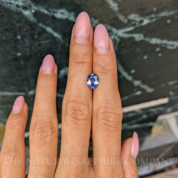 1.72 Ct. Blue Sapphire from Ceylon (Sri Lanka)