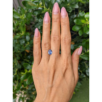 1.72 Ct. Blue Sapphire from Ceylon (Sri Lanka) Life Style