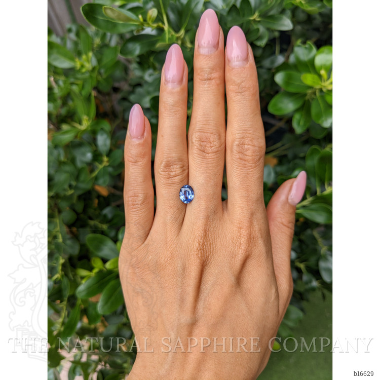 1.72 Ct. Blue Sapphire from Ceylon (Sri Lanka)