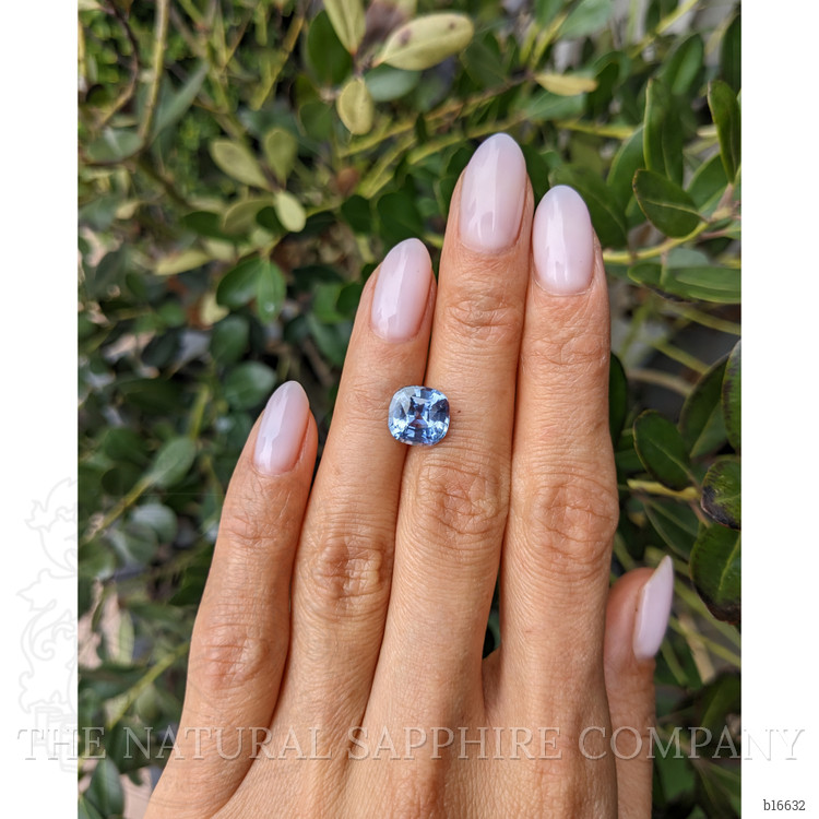 4.21 Ct. Blue Sapphire from Ceylon (Sri Lanka)