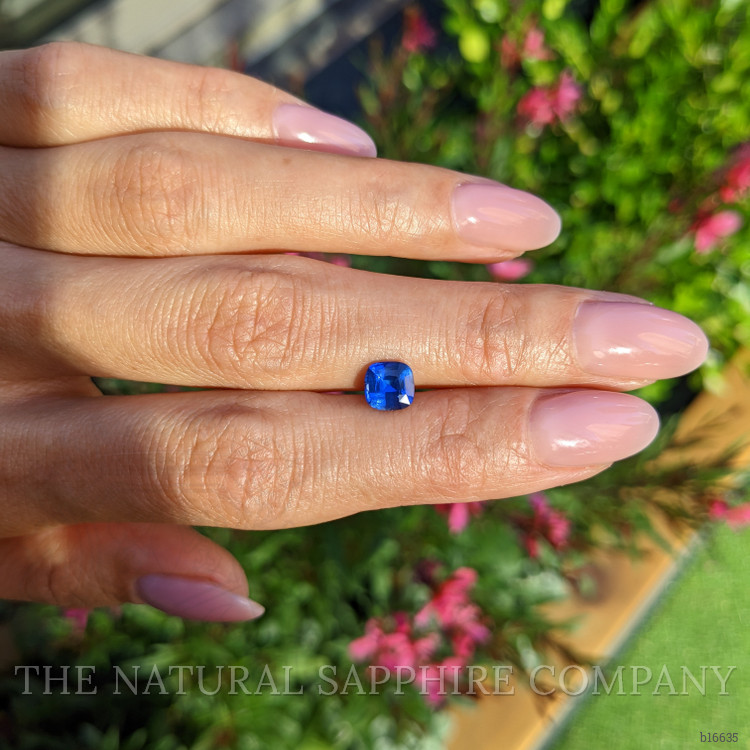 1.22 Ct. Blue Sapphire from Ceylon (Sri Lanka)