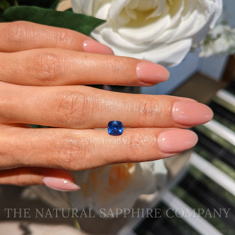1.22 Ct. Blue Sapphire from Ceylon (Sri Lanka)