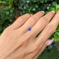0.66 Ct. Blue Sapphire from Ceylon (Sri Lanka) Life Style