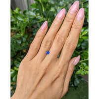 0.66 Ct. Blue Sapphire from Ceylon (Sri Lanka) Life Style