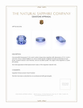 3.26 Ct. Sapphire from Ceylon (Sri Lanka) Appraisal