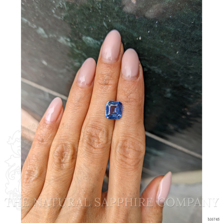 3.26 Ct. Blue Sapphire from Ceylon (Sri Lanka)