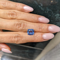 3.26 Ct. Blue Sapphire from Ceylon (Sri Lanka) Life Style