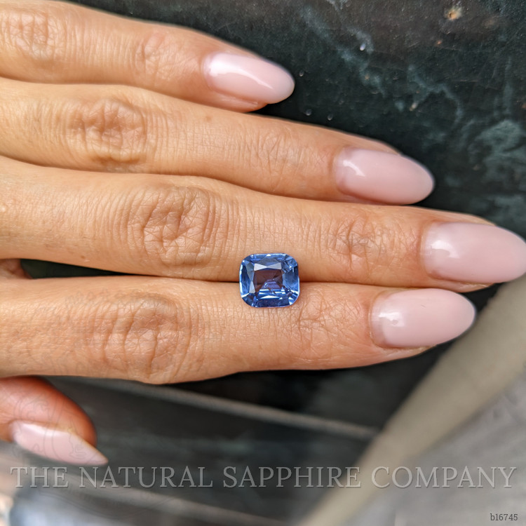 3.26 Ct. Blue Sapphire from Ceylon (Sri Lanka)