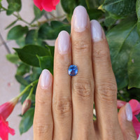 1.23 Ct. Blue Sapphire from Ceylon (Sri Lanka) Life Style